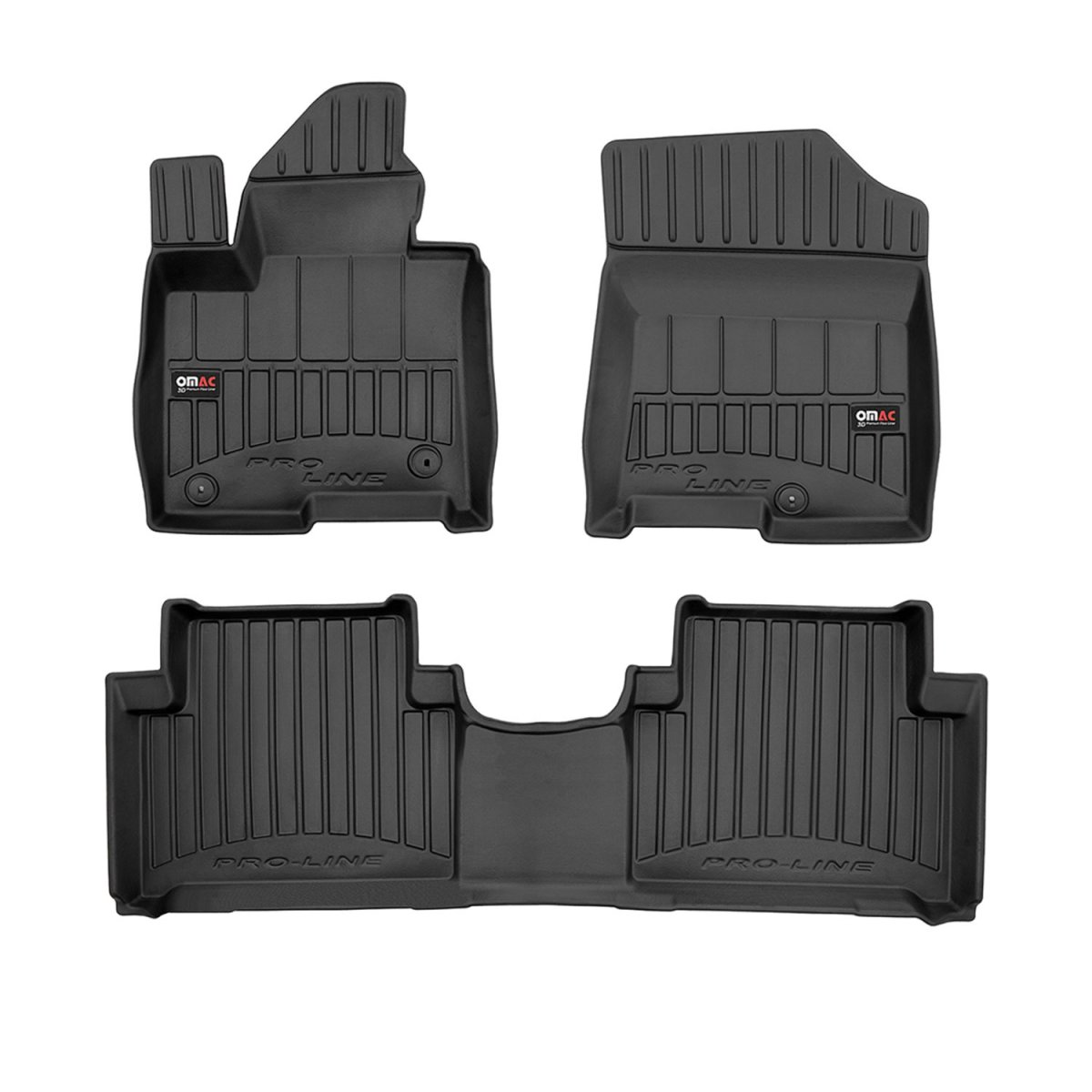 KIA SORENTO Floor Mat - Omac - Proline Premium TPE - Black - '20-'23